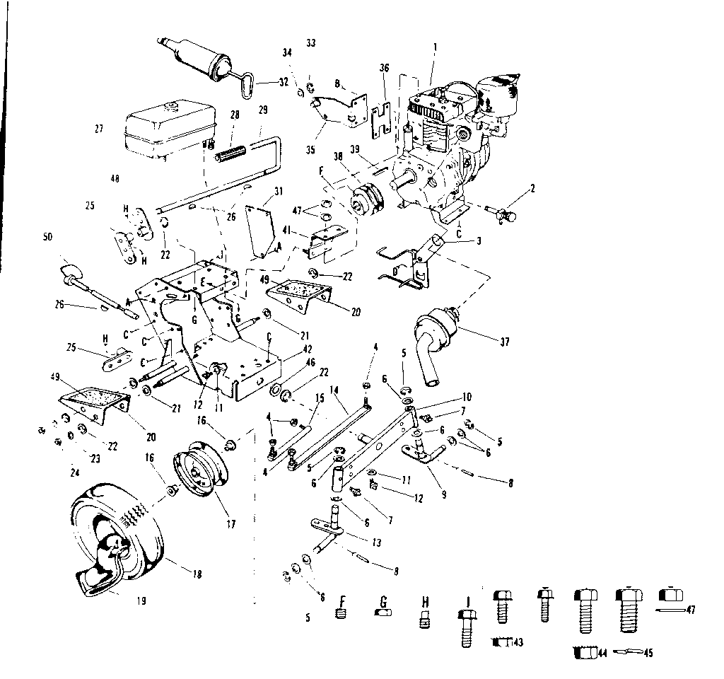 Craftsman 91725010 engine diagram