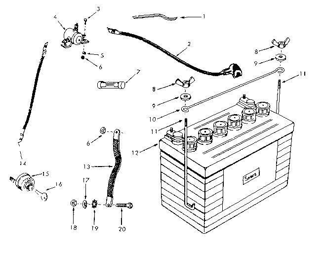 Craftsman 91725040 electrical system diagram