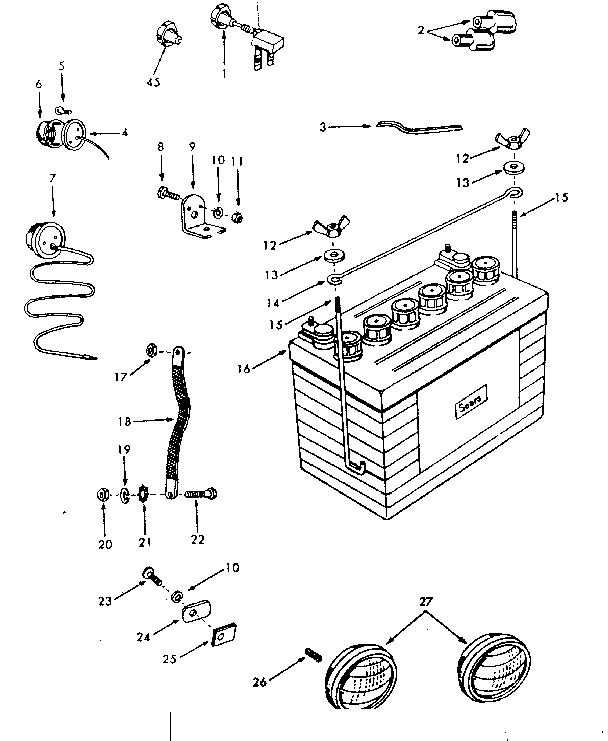 Craftsman 91725050 electrical system diagram