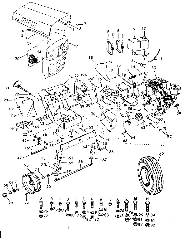 Craftsman 91725051 engine diagram