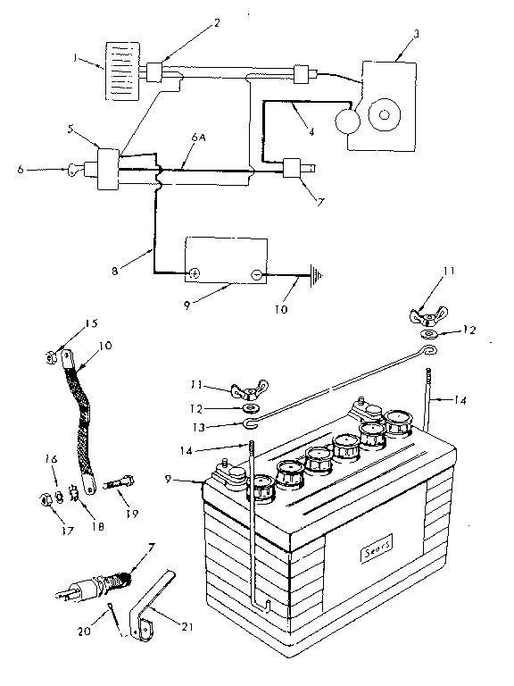 Craftsman 91725070 electrical system diagram
