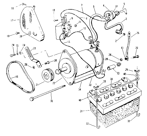 Craftsman 91725090 electrical system diagram