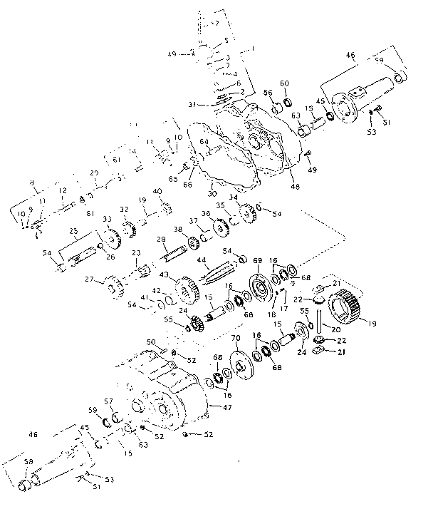 Craftsman 91725091 transaxle diagram