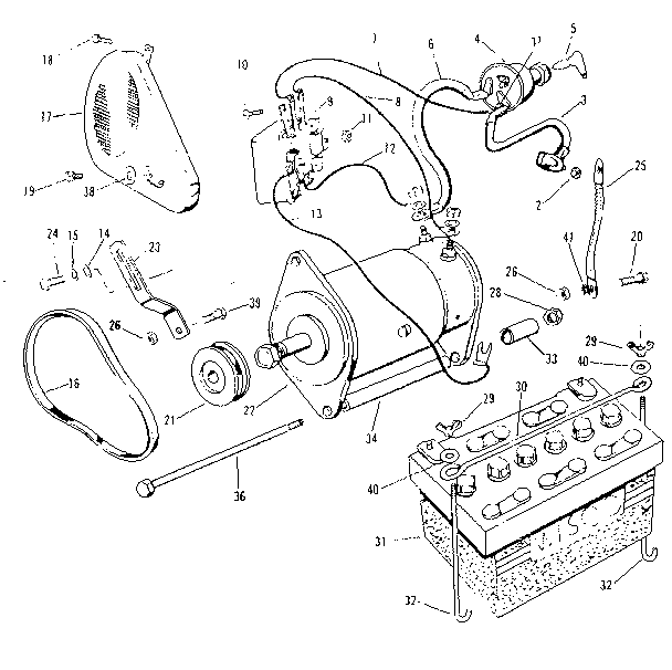 Craftsman 91725092 (electric starter) diagram