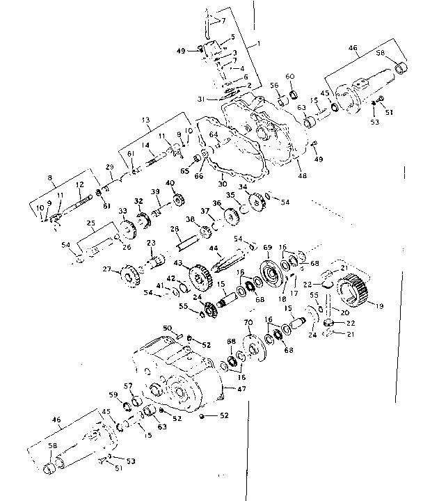 Craftsman 91725092 transaxle diagram