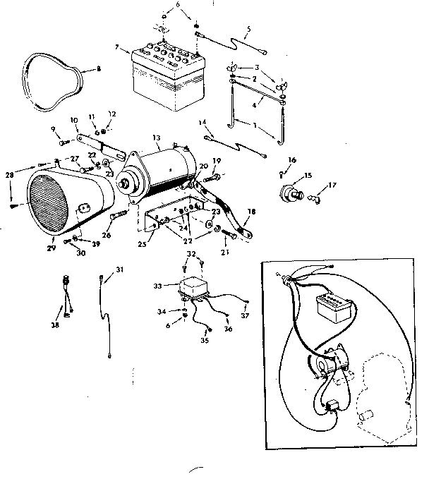 Craftsman 91725130 electrical system diagram