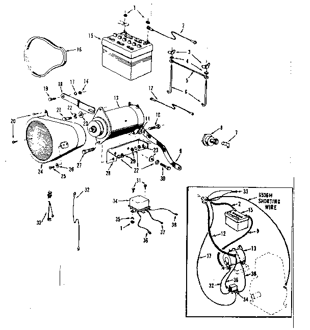 Craftsman 91725101 electrical system diagram