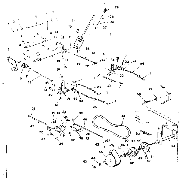 Craftsman 917251030 hanger assembly diagram