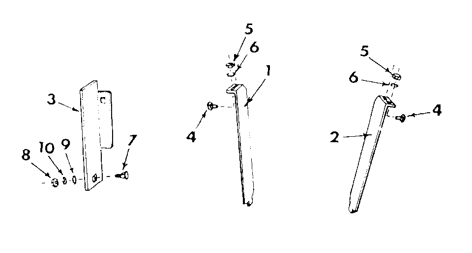 Craftsman 917251030 leaf mulcher (optional equipment) diagram