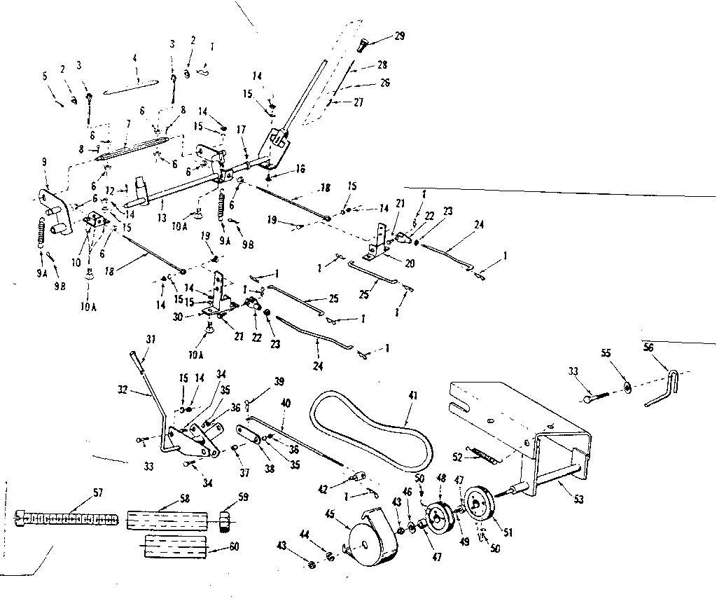 Craftsman 917251041 hanger assembly diagram
