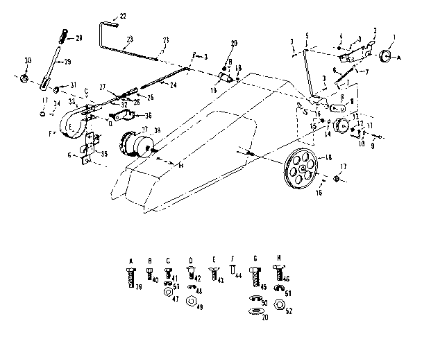 Craftsman 91725121 brake assembly diagram