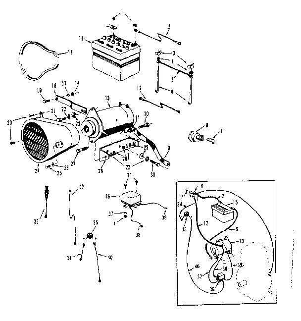 Craftsman 91725121 electrical system diagram