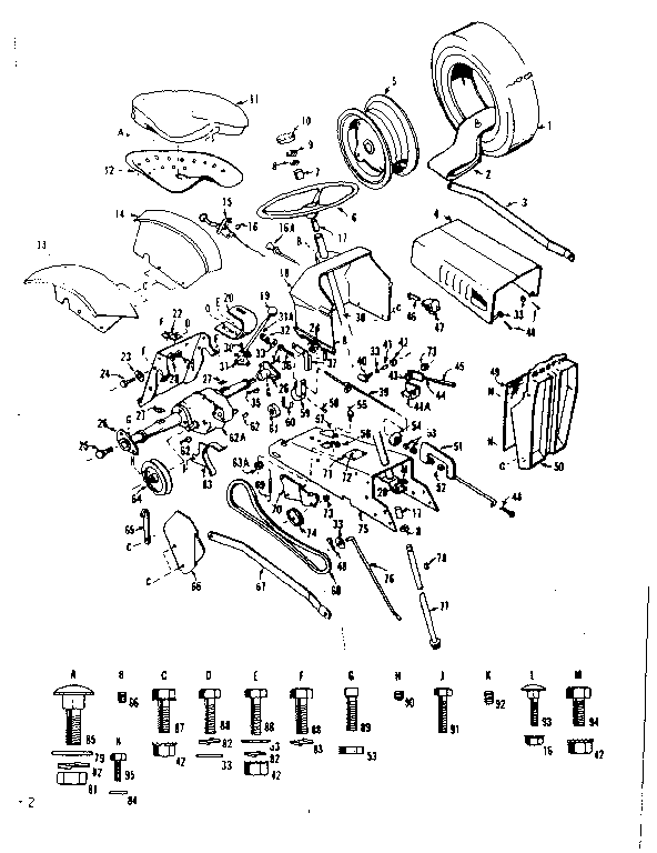 Craftsman 91725230 drive assembly diagram