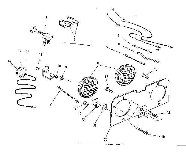 Craftsman 91725230 headlight assembly diagram