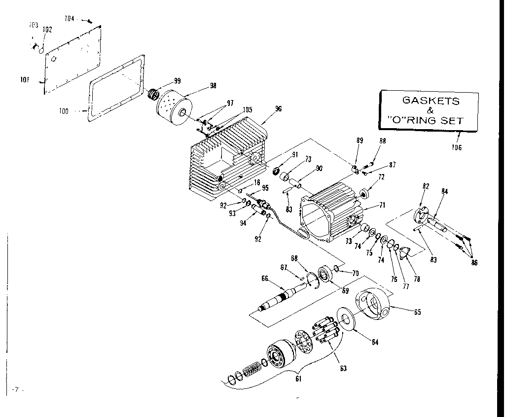 Craftsman 917253001 hydro gear assembly diagram