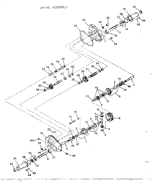 Craftsman 917253001 drive assembly diagram