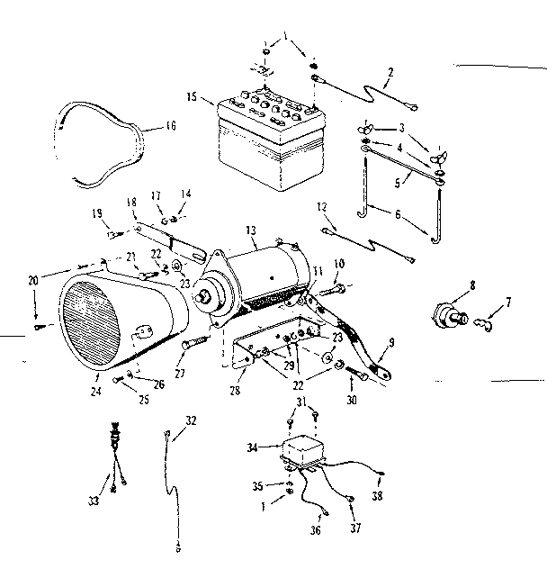 Craftsman 91725350 electrical system diagram