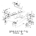Craftsman 91725381 idler & braking assembly diagram