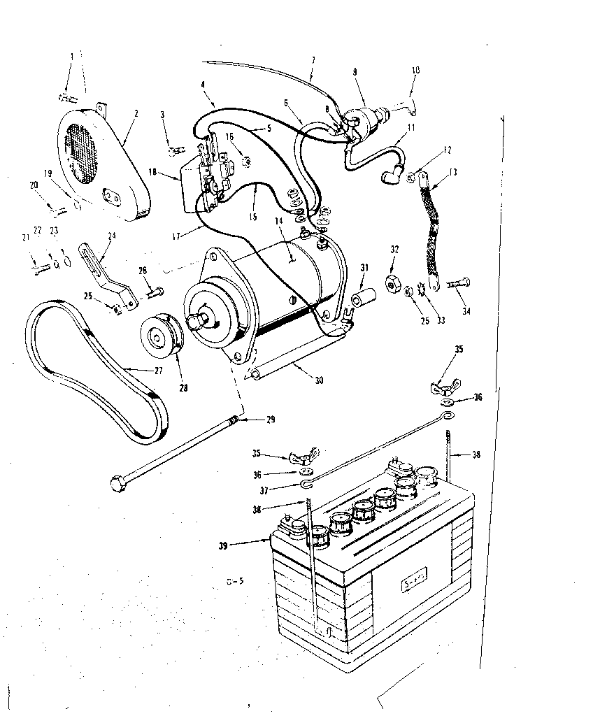 Craftsman 91725440 electrical system diagram