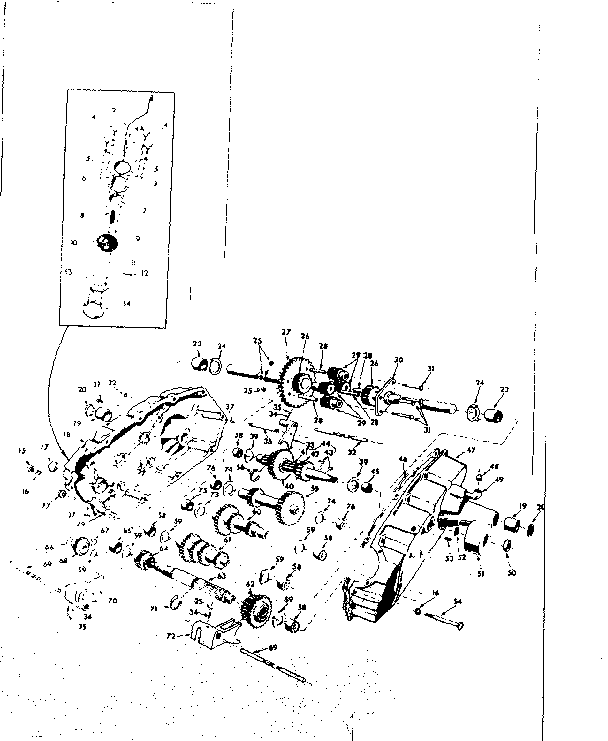 Craftsman 91725440 transaxle diagram