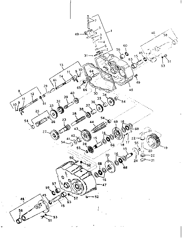 Craftsman 91725480 transaxle diagram