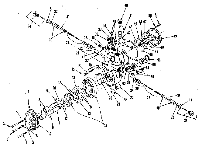 Craftsman 91725500 hydro gear assembly diagram