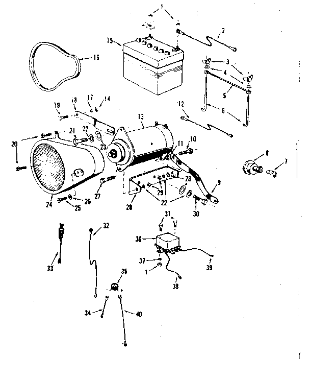 Craftsman 91725500 electrical system diagram