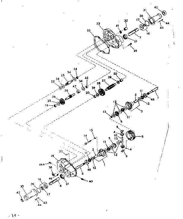 Craftsman 91725500 drive assembly diagram
