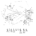 Craftsman 91725510 idler & braking assembly diagram