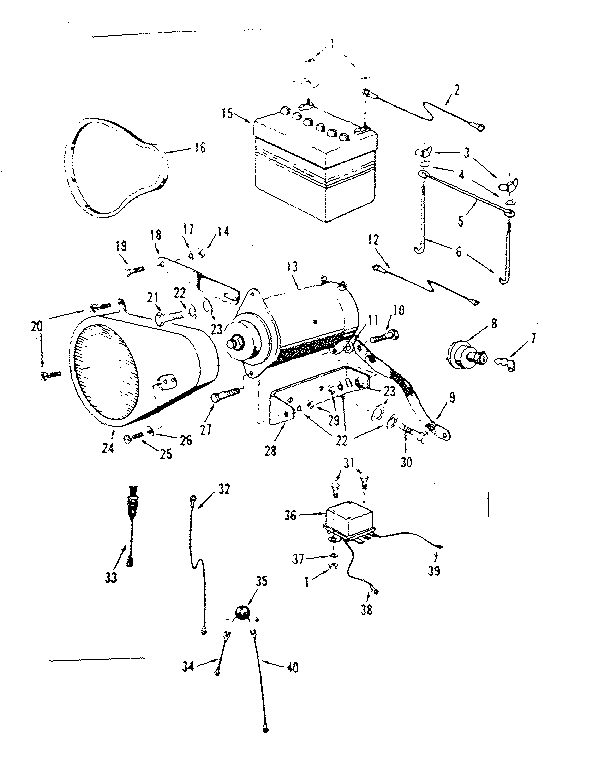 Craftsman 91725510 electrical system diagram