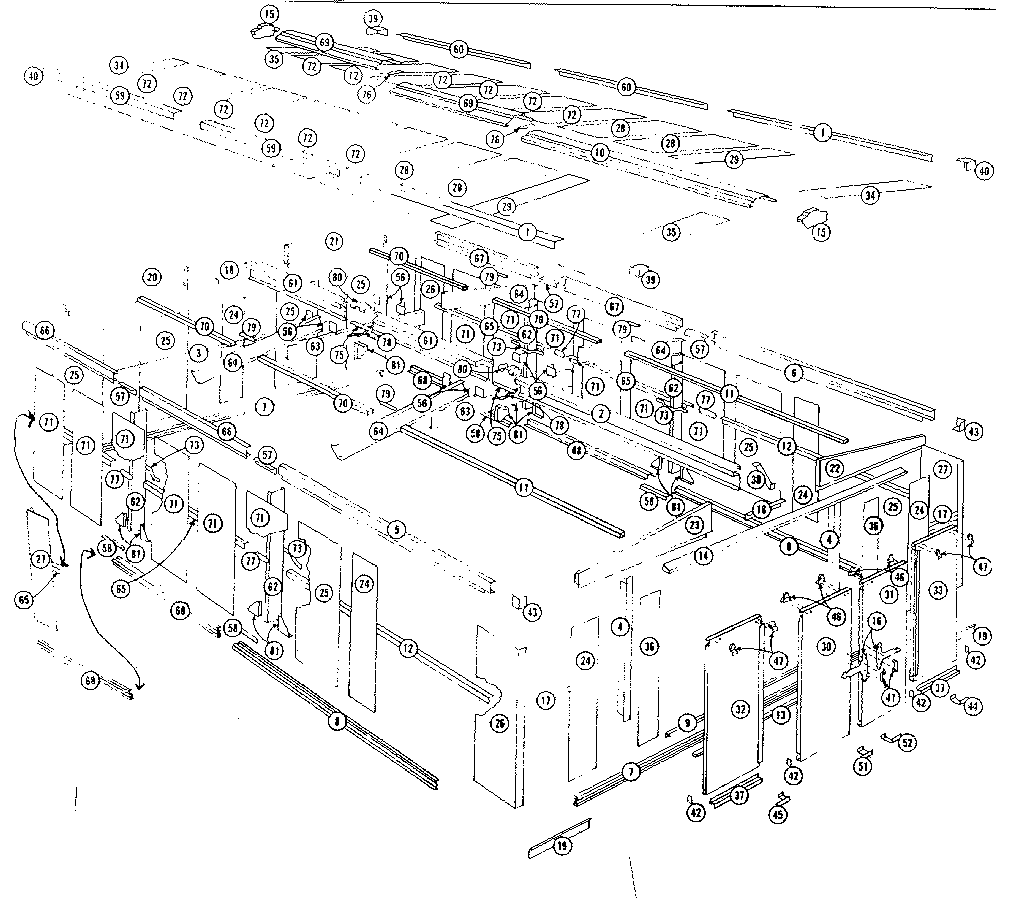 Sears 69660426 replacement parts diagram