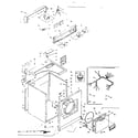 Kenmore 1106708600 machine sub-assembly diagram
