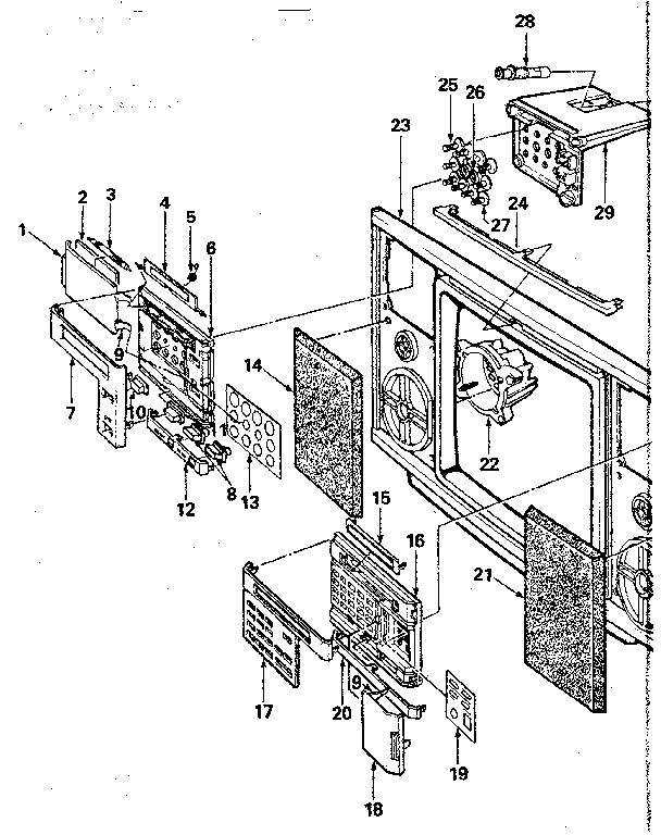 LXI 56442680450 front panel diagram