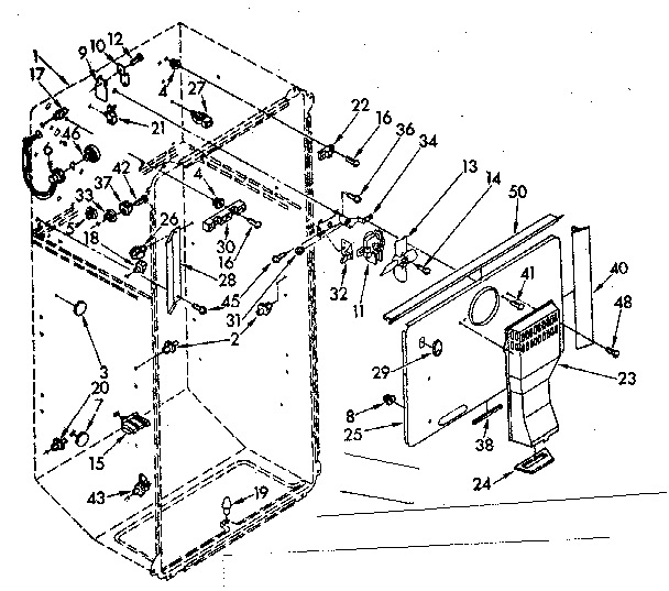 Kenmore 1066748611 liner diagram