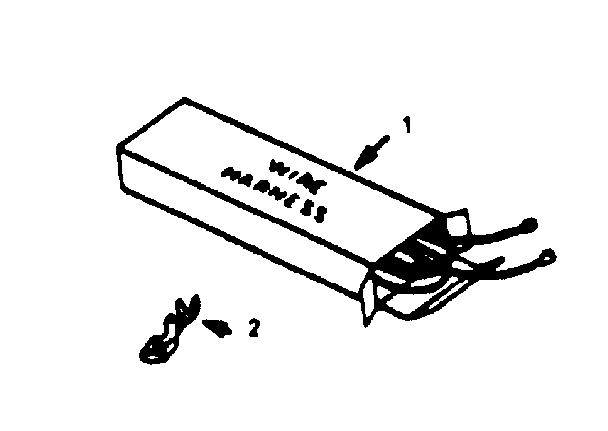 Kenmore 9114268490 wire harness and components diagram