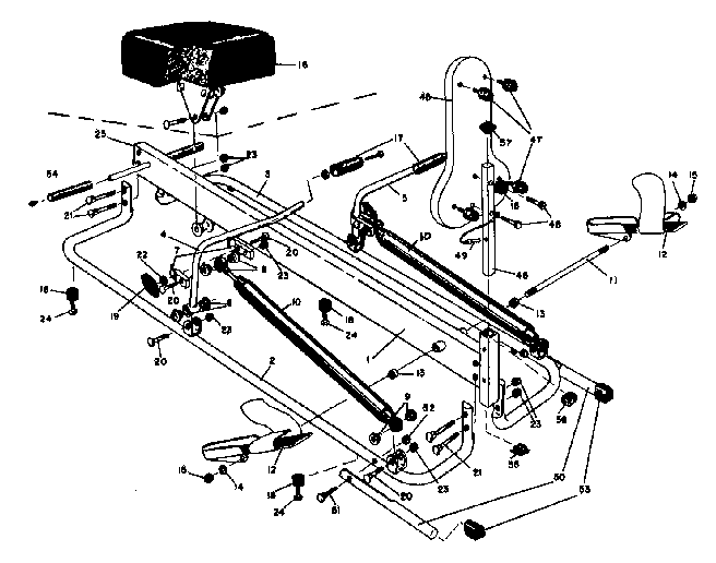 Lifestyler 28762 frame assembly diagram