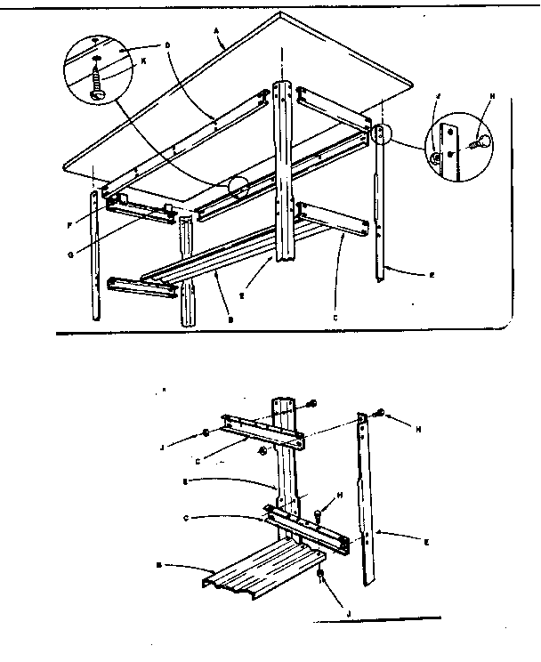 Craftsman 10267 table assembly diagram