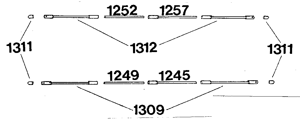 Sears 30864605 frame assembly diagram