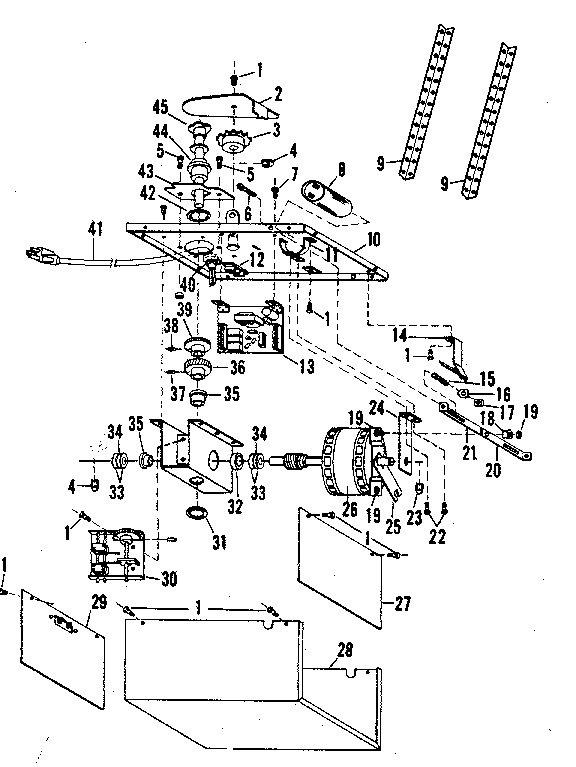 Craftsman 139663720 chassis assembly diagram