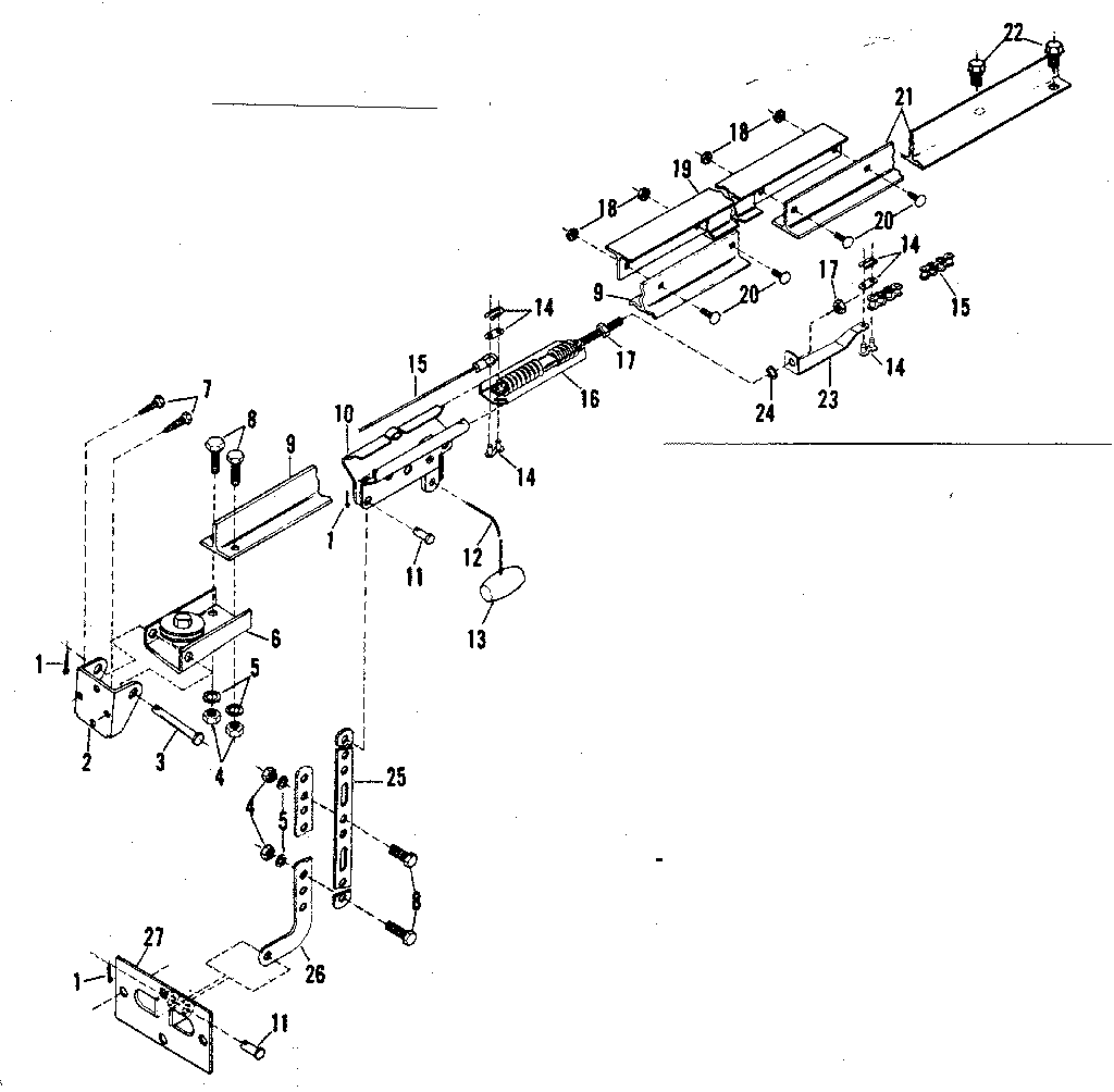 Craftsman 139663720 rail assembly diagram