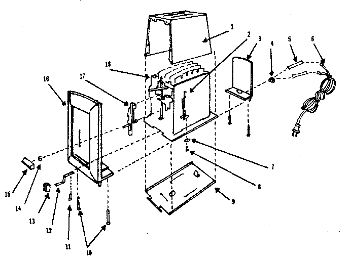Kenmore 360480303 replacement parts diagram
