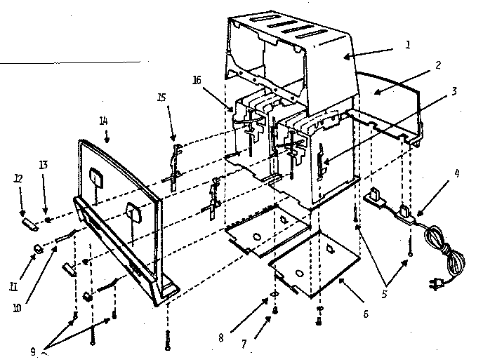 Kenmore 360481204 replacement parts diagram
