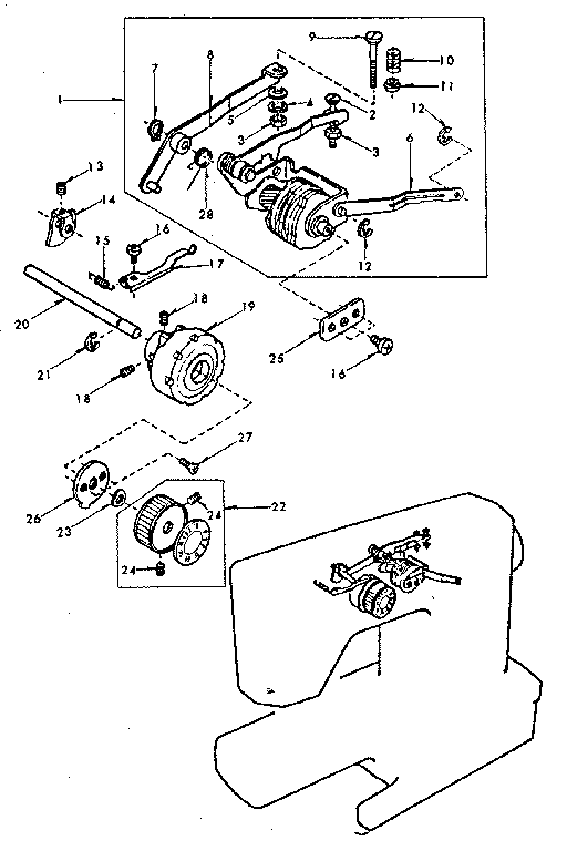 Kenmore 3851249380 cam assembly diagram