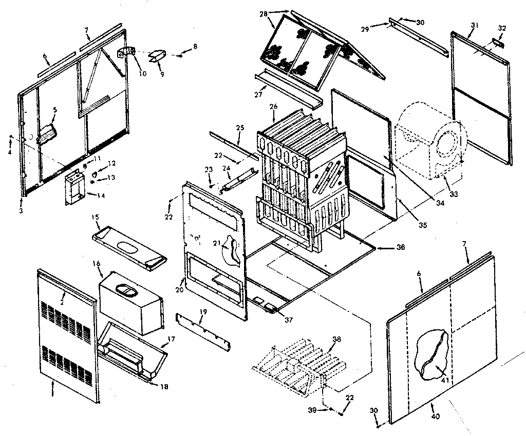 Kenmore 867764280 heat exchanger diagram