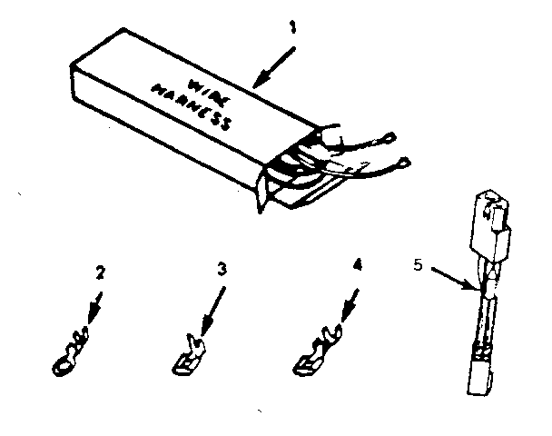 Kenmore 9119698810 wire harnesses and rotisserie diagram