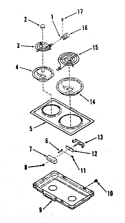 Kenmore 9119698810 optional electric coil module kit 4998520 & 4998620 diagram