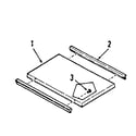 Kenmore 9119698810 optional griddle/grill cover module kit 4998510 diagram