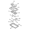 Kenmore 9119698810 option electric hob element module kit 4998530 diagram