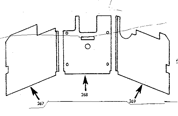 Kenmore 1037986640 broiler liners (optional removable liner kit no. 700134) diagram