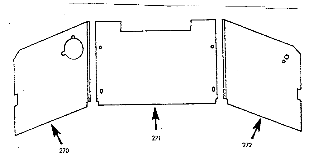 Kenmore 1037986640 oven liners (optional removable liner kit no. 700134) diagram
